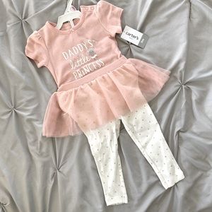 Blush baby “Daddy’s Princess” outfit